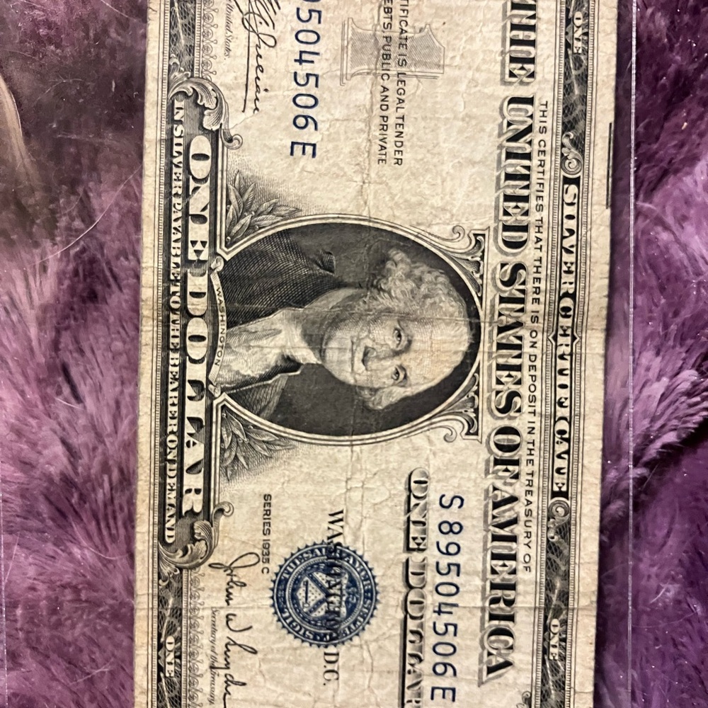 1935 silver certificate